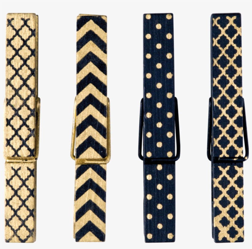 Tcr77249 Black & Gold Magnetic Clothespins Image - Teacher Created Resources Tcr77249 Black & Gold, transparent png download