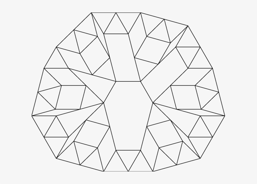 -regular Matchstick Graph With 62 Vertices And 125 - Circle, transparent png download