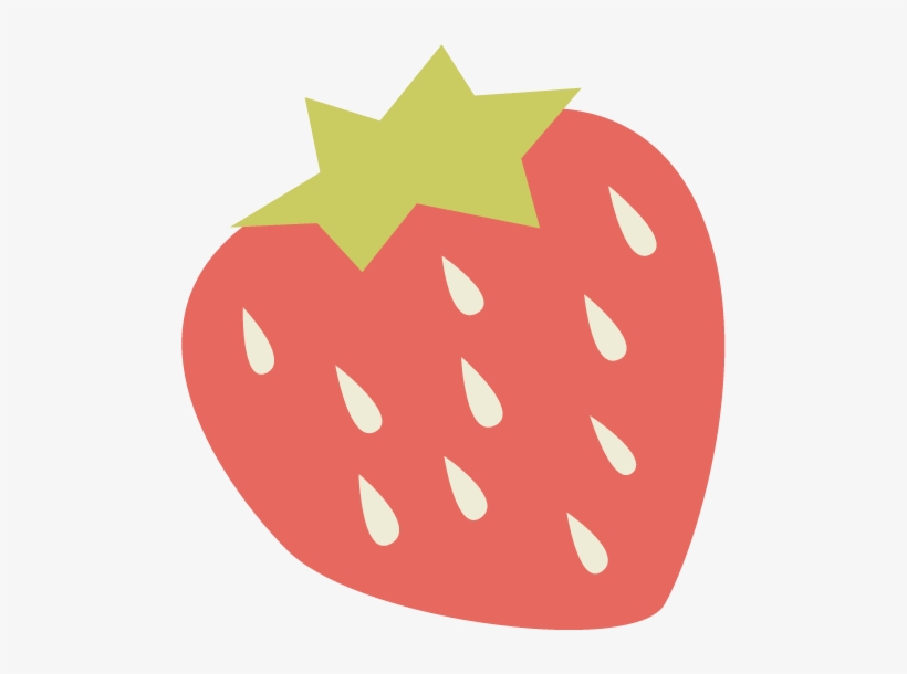 Strawberry Simple Draw Png - Strawberry, transparent png download