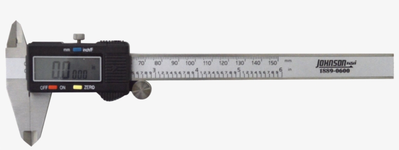 1889-0600 - Johnson Level 1889-0600 6 In. Digital Caliper, As Shown, transparent png download