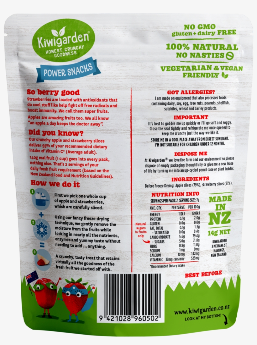 Apple & Strawberry Slices - Kiwigarden, transparent png download