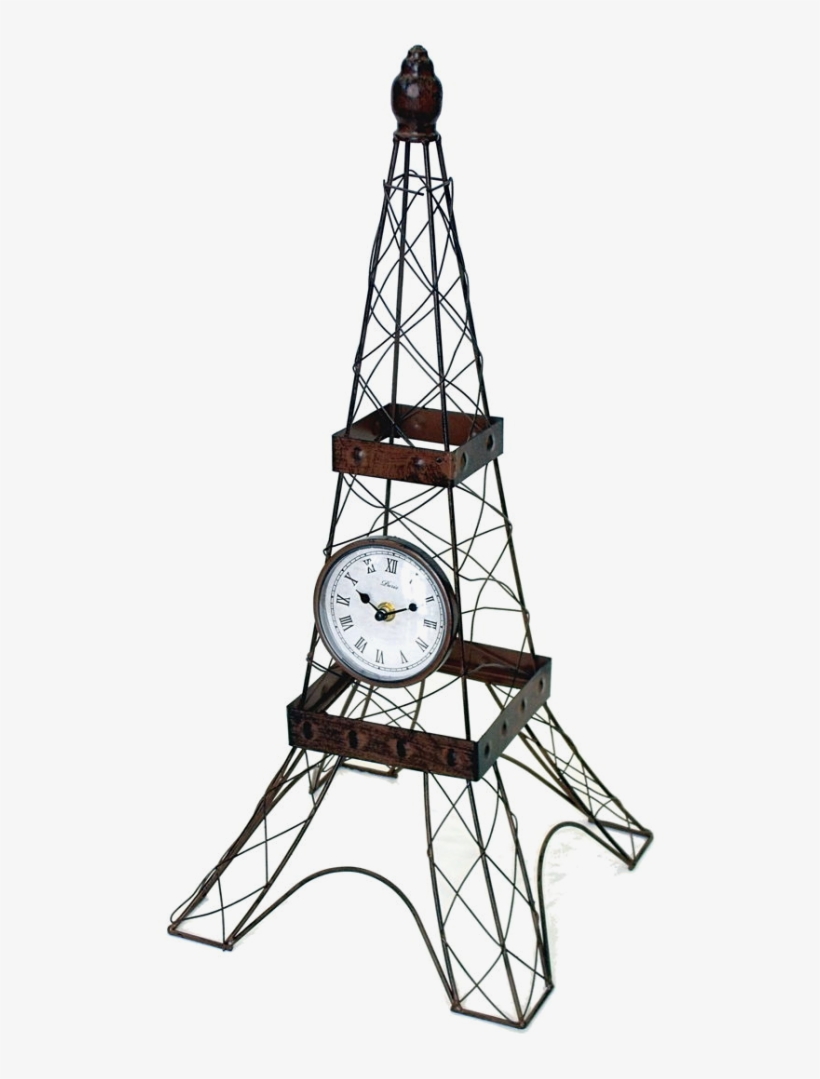 Reloj Con Forma De Torre Eiffel - Eiffel Tower, transparent png download