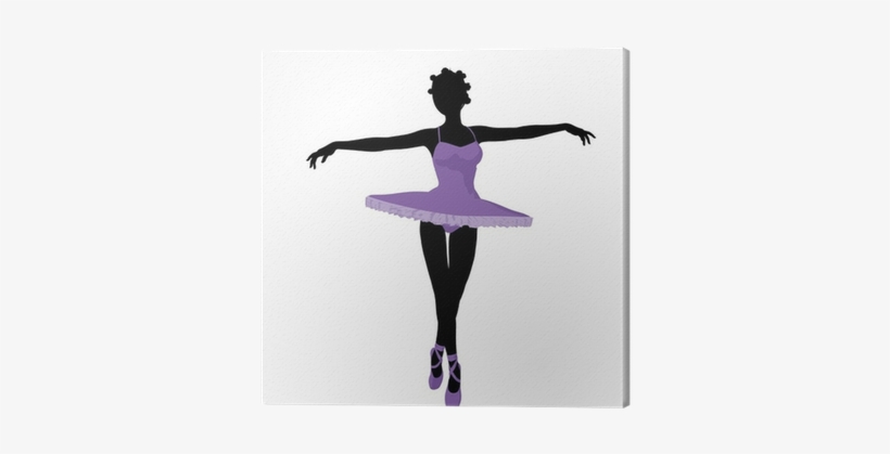 African American Ballerina Illustration Silhouette - Ballerina Silhouette, transparent png download