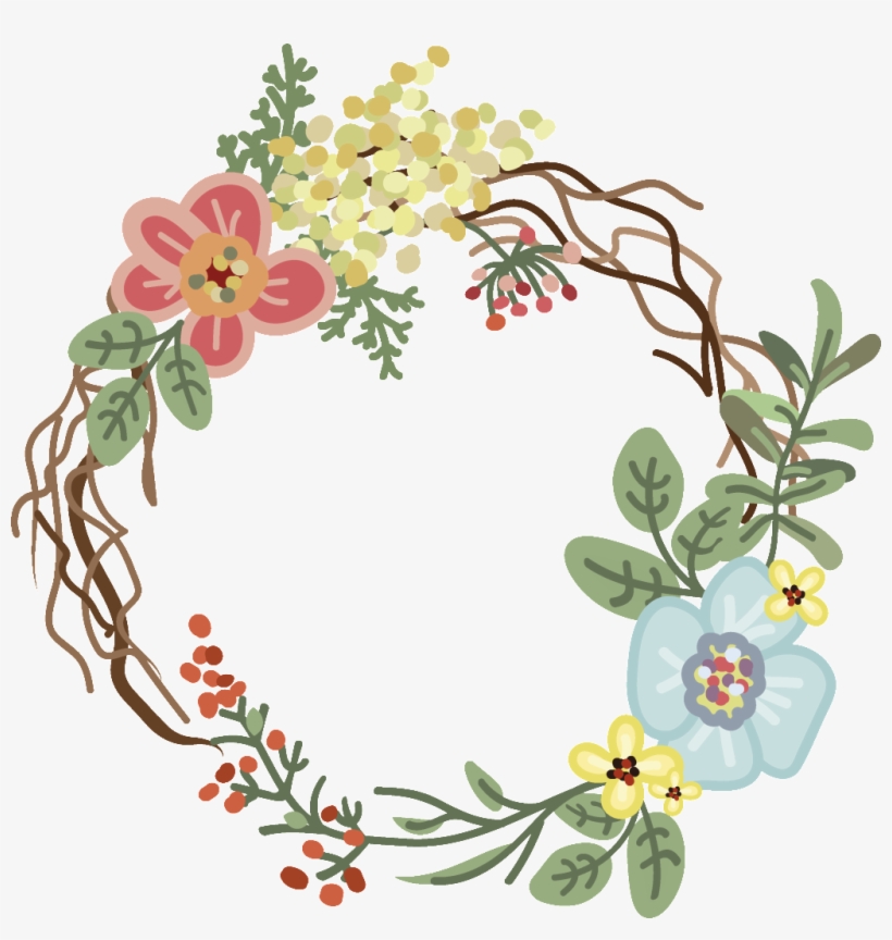 Vine Fresh And Beautiful Transparent Garland Vector - Portable Network Graphics, transparent png download