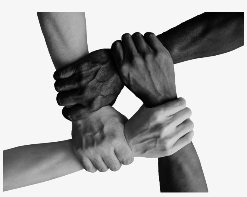 Hand1917895 1920 Stronger Together Locking Hands Bag, Adult Unisex