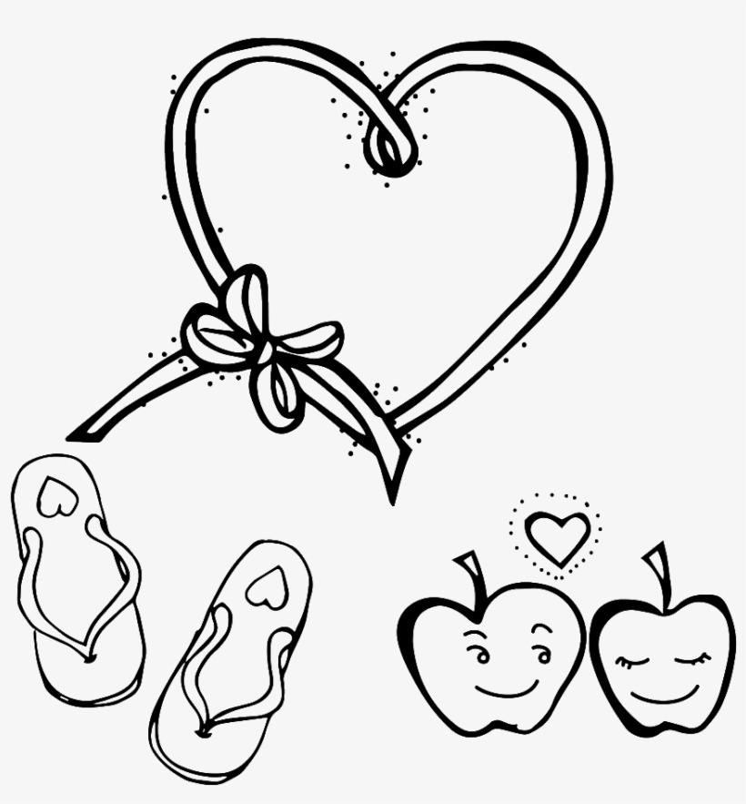 Blanco Y Negro Pintado A Mano En Forma De Corazon Amor - Euclidean Vector, transparent png download