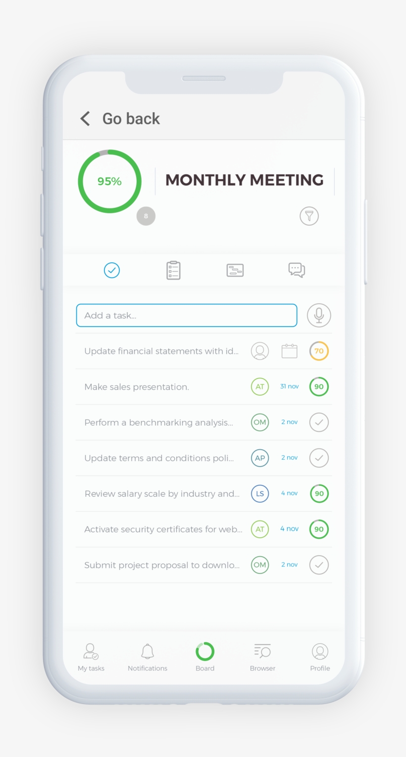 Manage Your Tasks Easily - Iphone, transparent png download