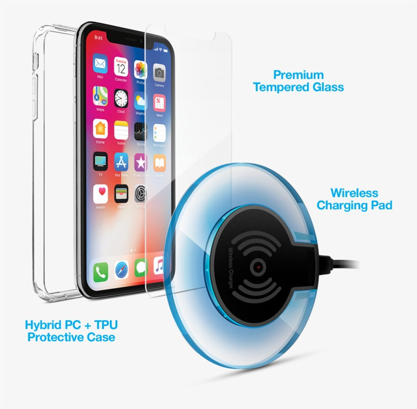 Block-hero - Apple Iphone X Incipio Ngp Pure Case - Clear, transparent png download