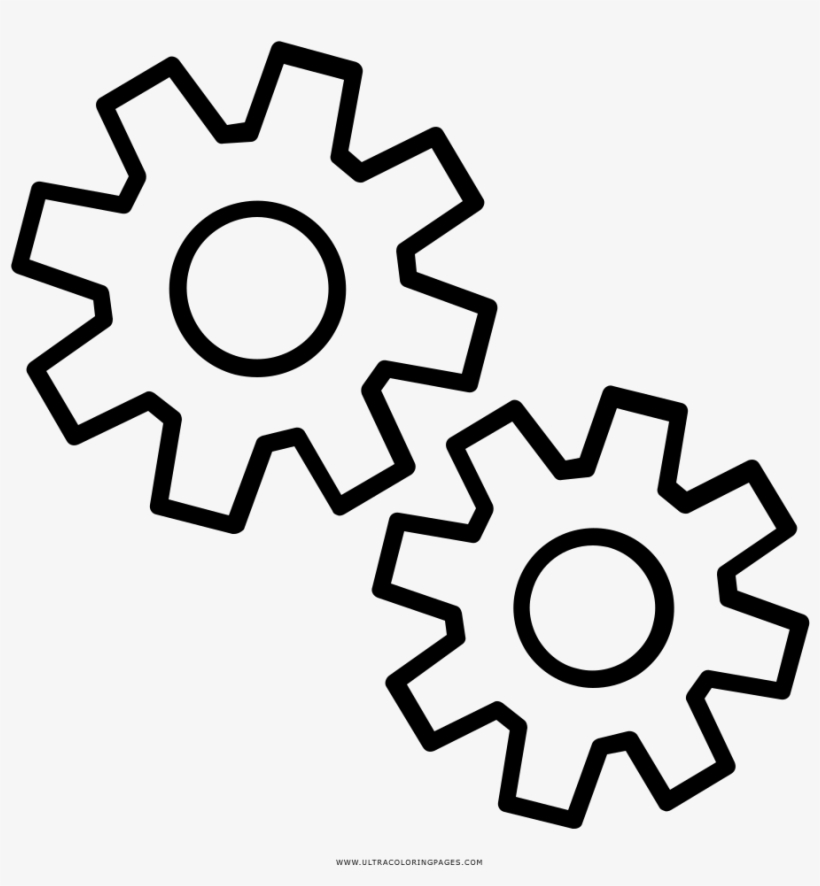 Gears Coloring Page Illustration Png Image Transparent Png Free Download On Seekpng