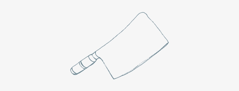 Cleaver Topleft - Sketch, transparent png download