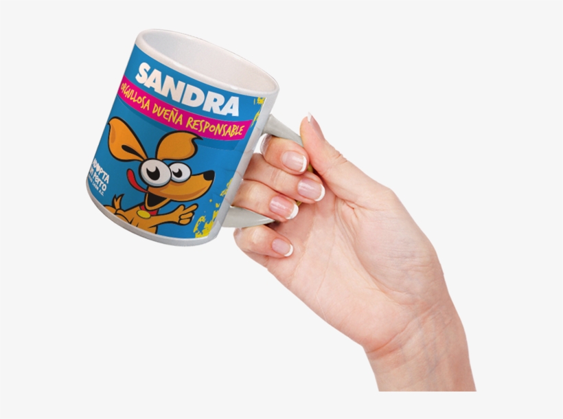 Taza Con Mano Png, transparent png download