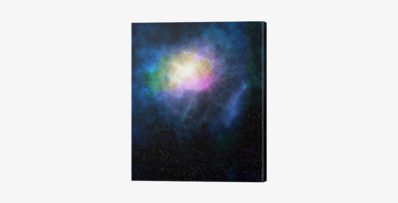 Outer Space Cloud Nebula And Stars Canvas Print • Pixers® - Nebula, transparent png download