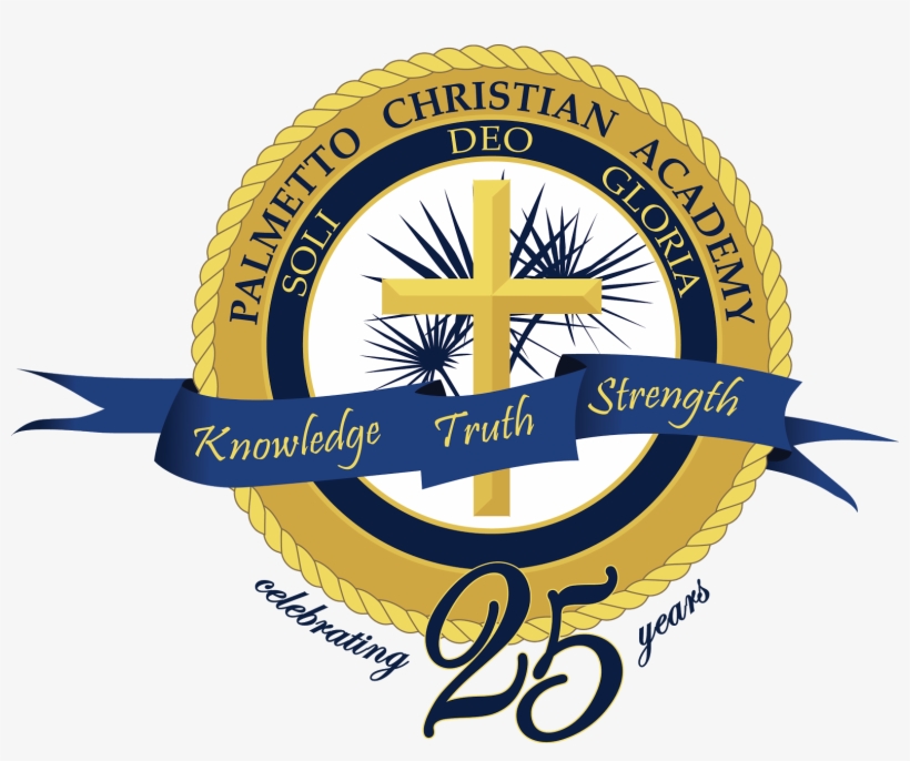 25th Anniversary Logo - Palmetto Christian Academy, transparent png download