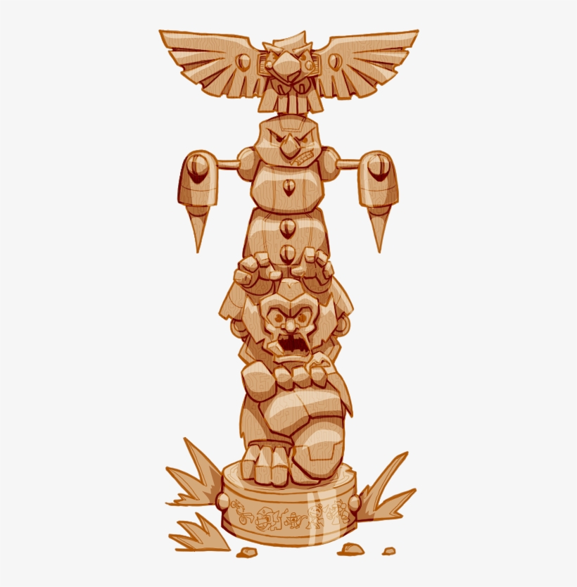 #wip Totem For The Yetibot Stage #background - Illustration, transparent png download