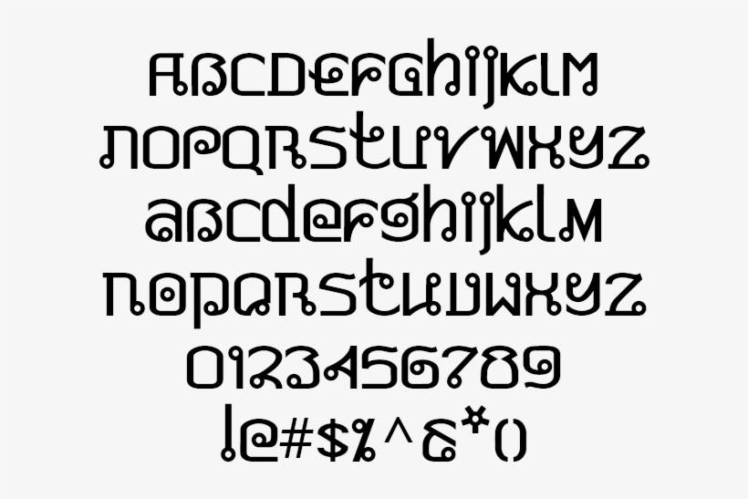 International Pad Thai Example - Thailand Font Style, transparent png download