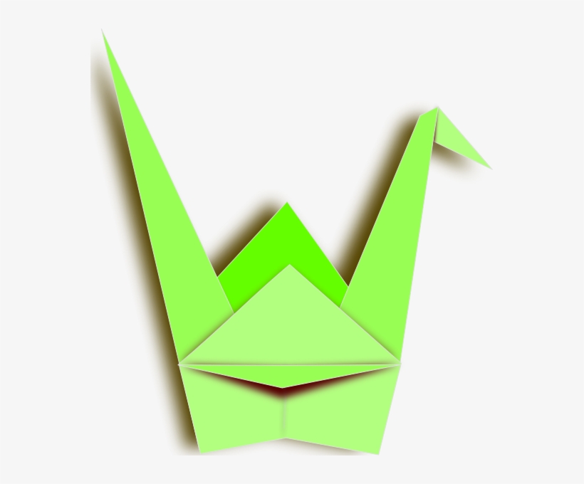 Paper Crane Png Clip Arts - Paper Crane Animated Gif, transparent png download