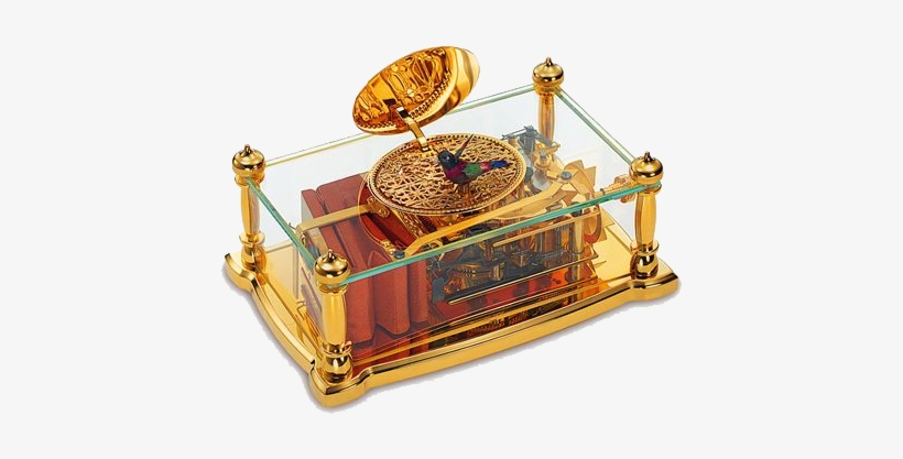 In Music Boxes The Bigger The Movement, The Better - Reuge Singing Bird Malachite, transparent png download
