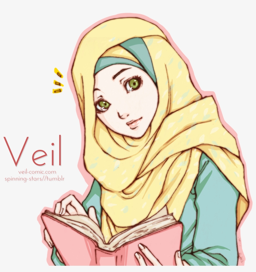 Hmm By Spinning Stars-d4nurj3 - Dessin De Fille Musulmane, transparent png download