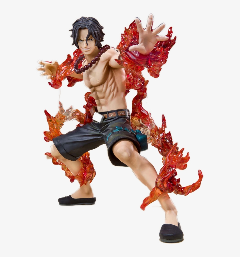 Ace One Piece Action Figure - Figuarts Zero Luffy And Ace, transparent png download