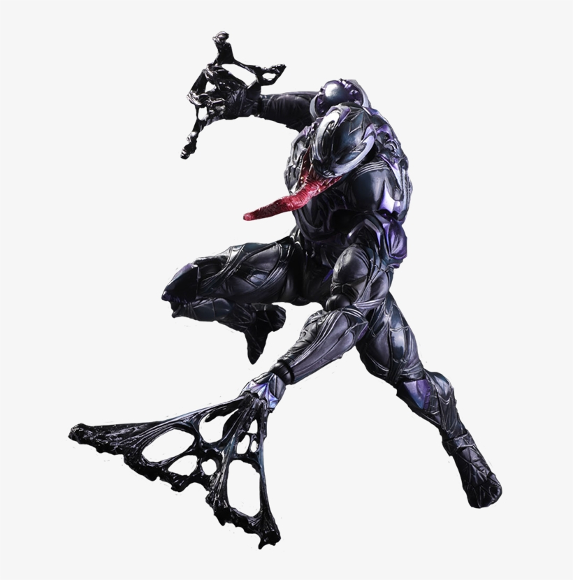 Venom Play Arts Kai 10" Action Figure - Play Arts Kai Venom, transparent png download