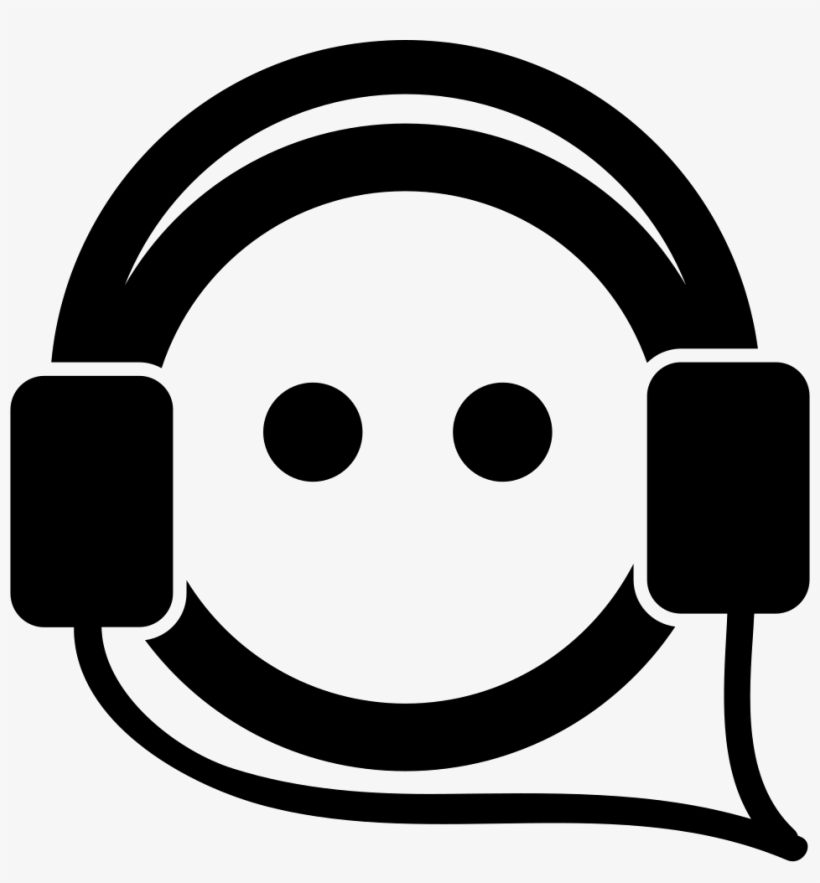 Person Face Listening Music With Auriculars Comments - Listening Music Logo, transparent png download