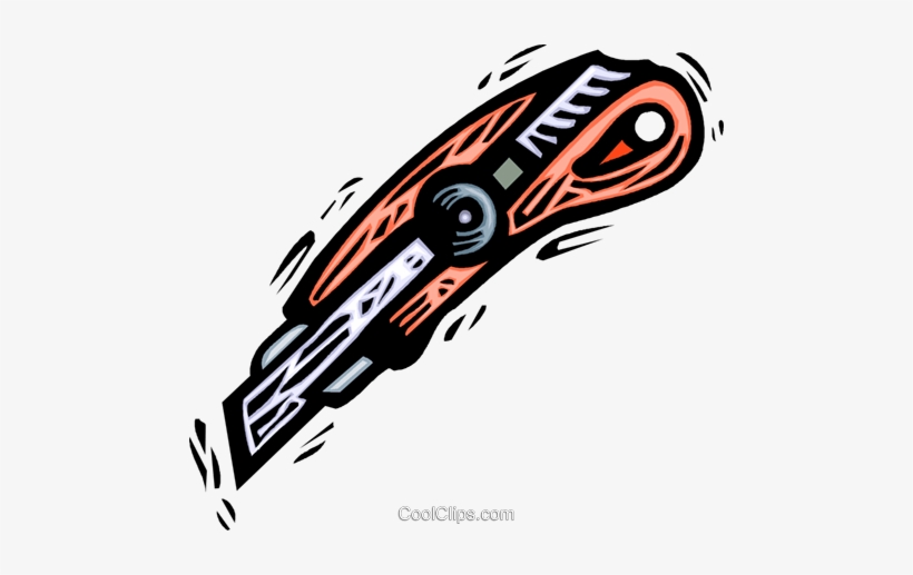Exacto Knife Royalty Free Vector Clip Art Illustration Illustration
