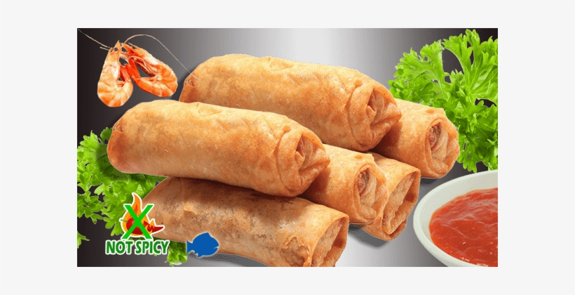 Shrimp Spring Rolls - Shrimp, transparent png download