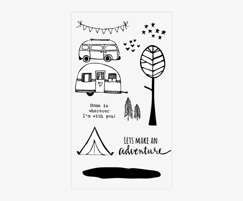 20113 Adventure Set - Flora & Fauna Adventure Set - Clear Stamps, transparent png download