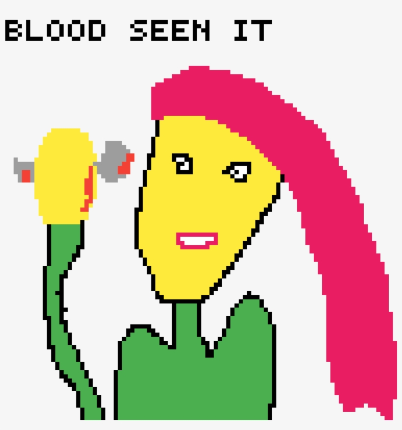 La Sangre Te Deja En Visto Tu Lo As Visto - Cartoon, transparent png download