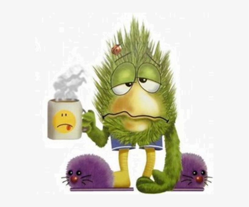 Flu Vaccination Season - Need Coffee Cartoon, transparent png download