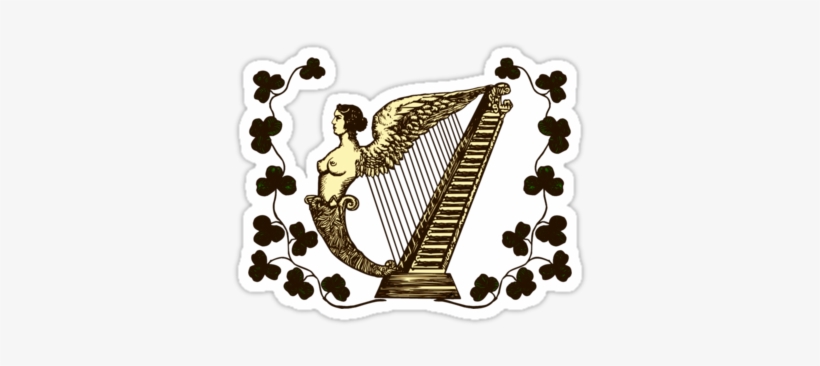 Irish Harp" Irish Harp Png - Civil War Recruitment Poster In Irish, transparent png download