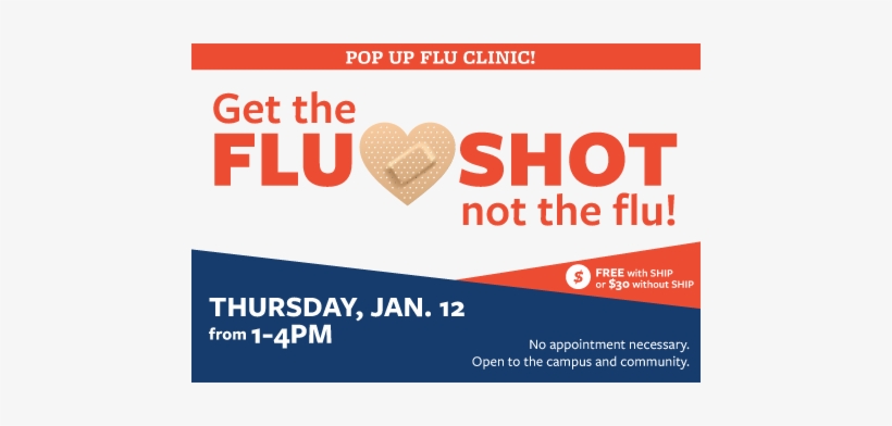 Pop-up Flu Shot Clinic At Tang2383 - Get The Flu Shot Not The Flu, transparent png download