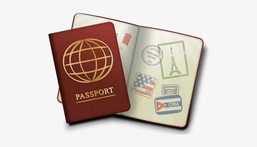 Passaporto Visto Studio Stati Uniti Corsi Inglese - Passport Cartoon Images Png, transparent png download