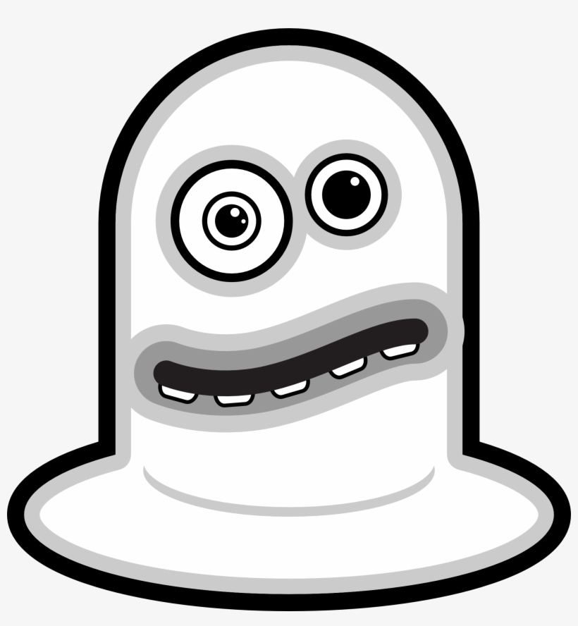 Monsters Clip Art - Cartoon Ghost And Monster, transparent png download