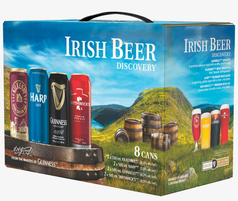 Guinness Irish Beer Discovery Pack - Irish Beer Pack, transparent png download