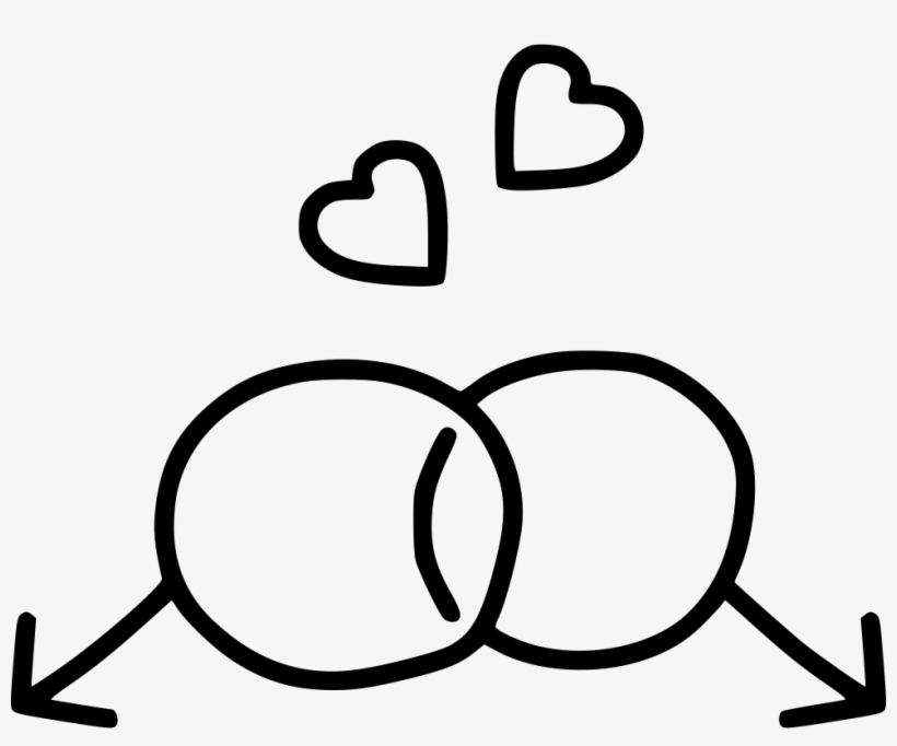 Gay Couple Heart Romantic Lgbt Comments - Doodle Love Couple Png, transparent png download