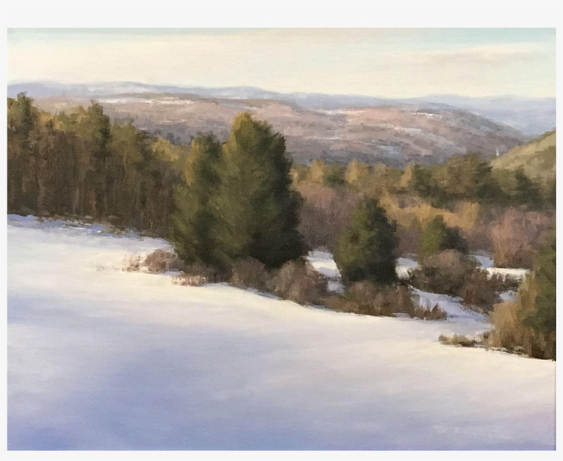 David Dodge Winter Landscape Oil Painting, Peterborough - David Dodge Chrysler Jeep, transparent png download