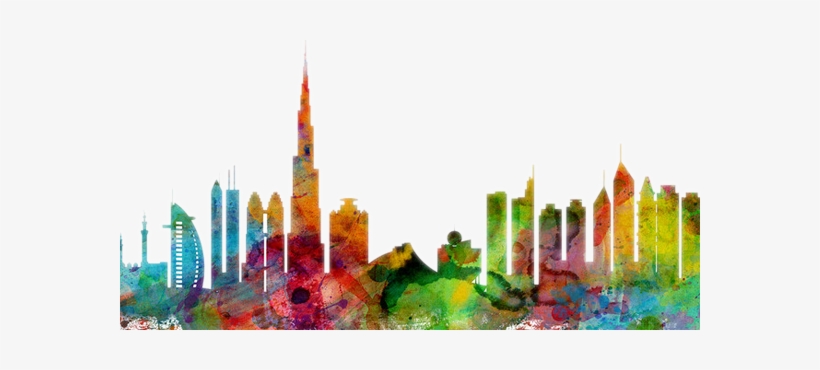 Michael Tompsett Dubai Skyline, transparent png download