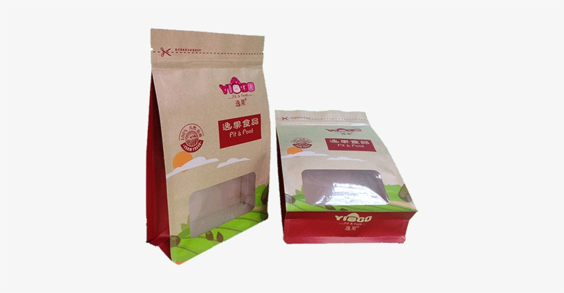 Ginger Candy Square Bottom Kraft Paper Bag - Bag, transparent png download