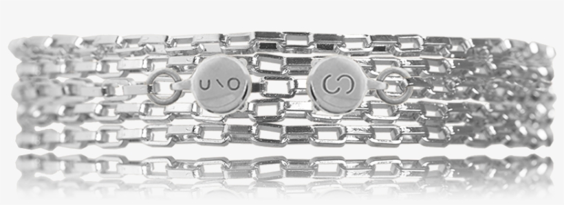 Uno Silver Link Chain - Silver, transparent png download