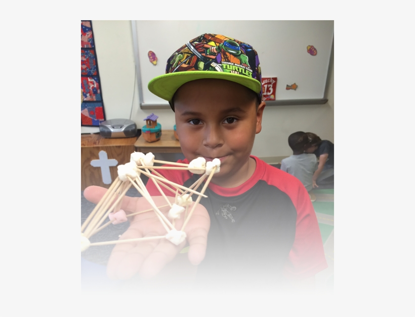 Boy Holding Marshmallow Model In Hand - Child, transparent png download