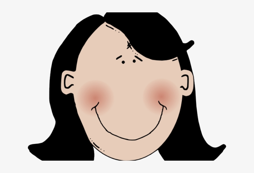 Black Hair Cliparts - Mom Black Hair Clipart, transparent png download
