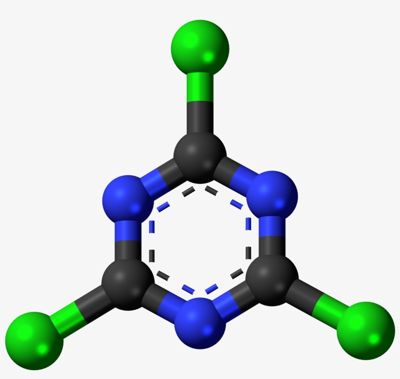 Cyanuric Chloride 3d Ball - Important Biochemicals And Organic Compounds [book], transparent png download