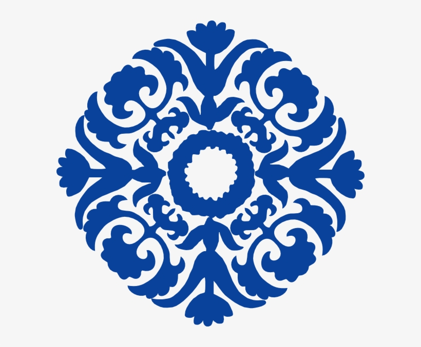 How To Set Use Damask Flourish Svg Vector, transparent png download