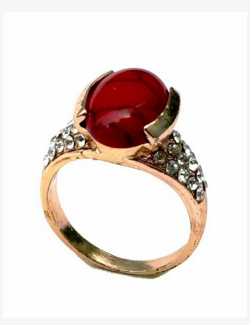 Red Crown Design Ring - Pre-engagement Ring, transparent png download