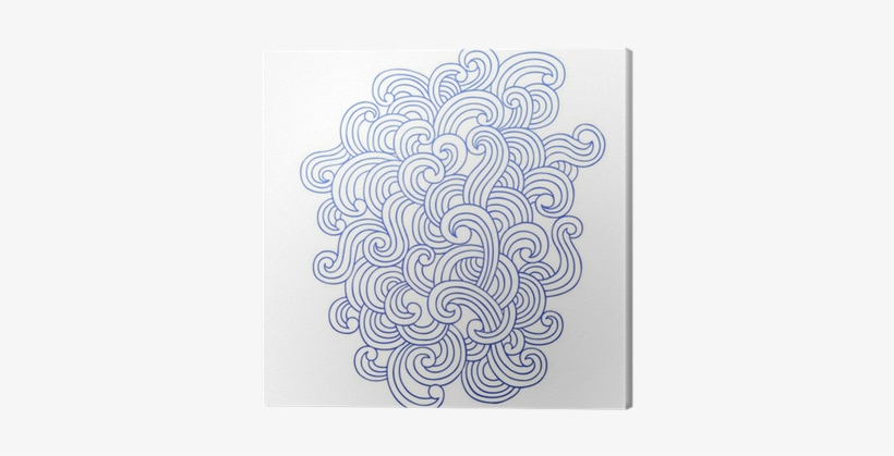 Psychedelic Water Waves Notebook Doodle Swirls Vector - Doodle Swirls, transparent png download