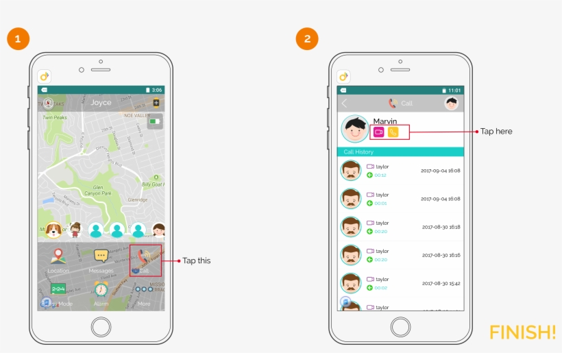 Calling-01 - Iphone, transparent png download