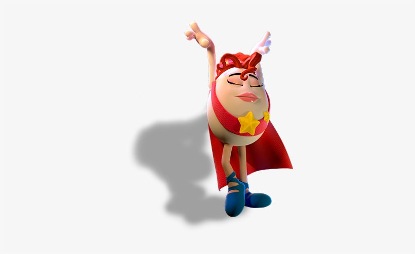 Personaje-bibi - Gallo Con Muchos Huevos Personajes, transparent png download