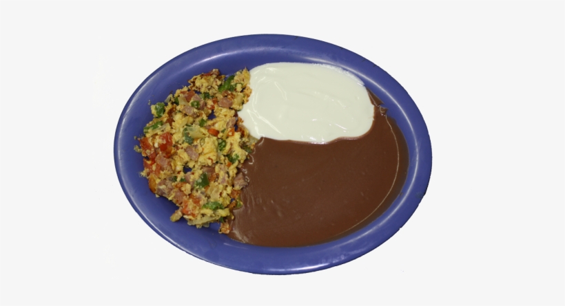 Huevos Con Jamon, Crema Y Frijoles - Egg, transparent png download