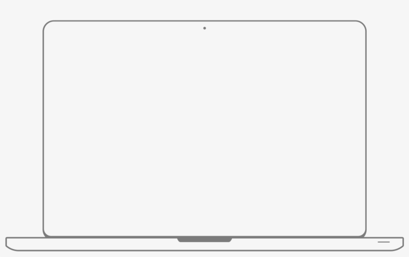 Download Macbook Background Mac Laptop Outline Transparent PNG Download SeekPNG